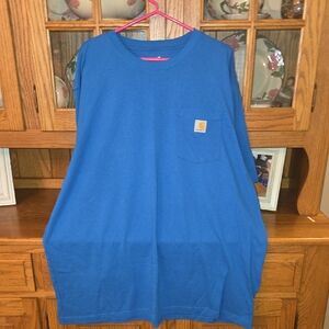 Carhartt Royal Blue Tee with Pocket